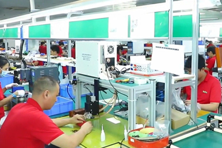 SHENZHEN KLESMAN TECHNOLOGY CO LTD productielijn van de fabrikant
