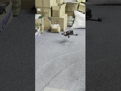 Zwarte 7 inch FPV drone met 45 minuten luchtvaarttijd en 5.8G 1.2G 1.3g 4.9G 2W 3W 5W VTX Rc drone